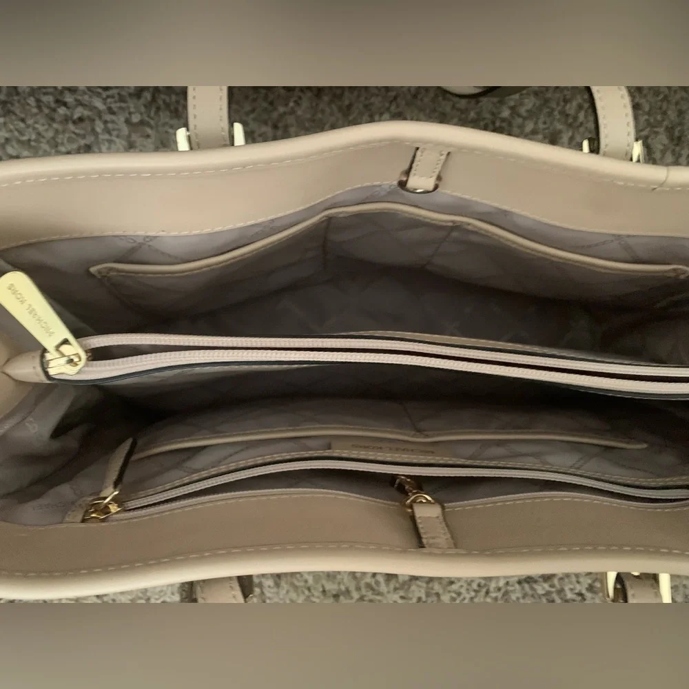 Michael Kors Dark Brown and Tan Tote - Picture 3 of 3